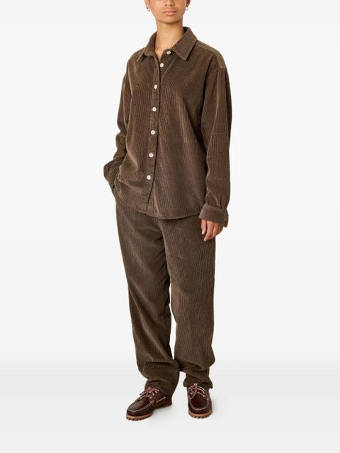 American Vintage Padow button corduroy shirt - Brown - zdjęcie produktu nr 2