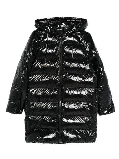 PINKO hooded-quilted coat - Black - zdjęcie produktu nr 1