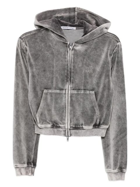 Alexander Wang zip-up hoodie - Grey - zdjęcie produktu nr 1