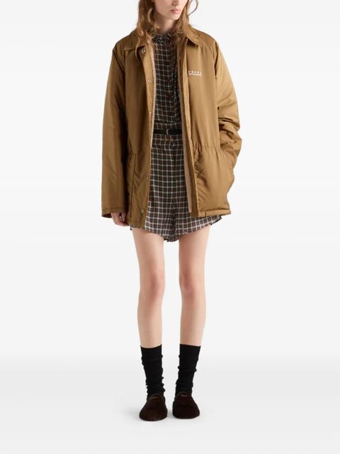 Prada raglan-sleeve jacket - Brown