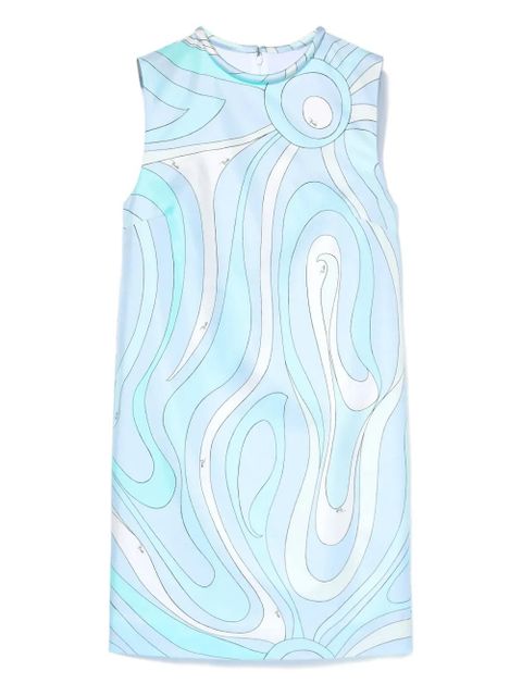 PUCCI marmo-print silk mini dress - Blue - zdjęcie produktu nr 1