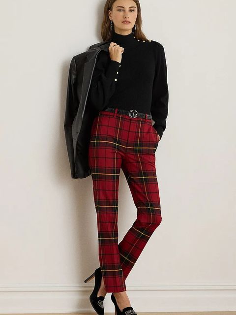 Lauren Ralph Lauren spodnie z wełną