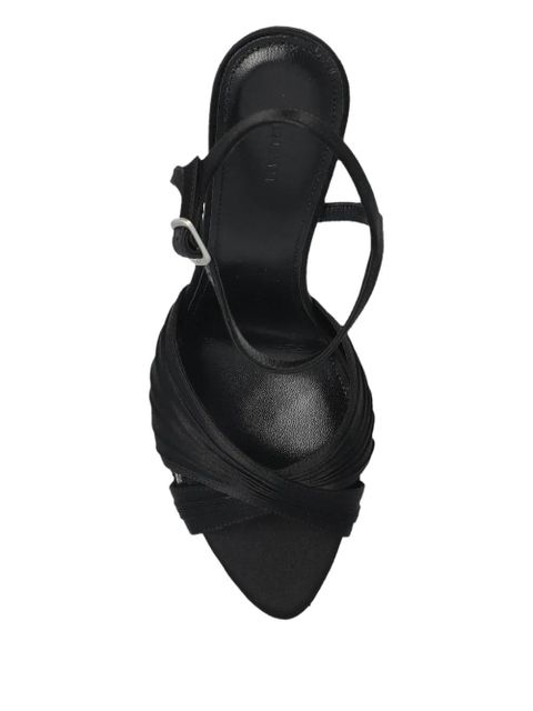 Balenciaga Plissé Dynas heeled sandals - Black