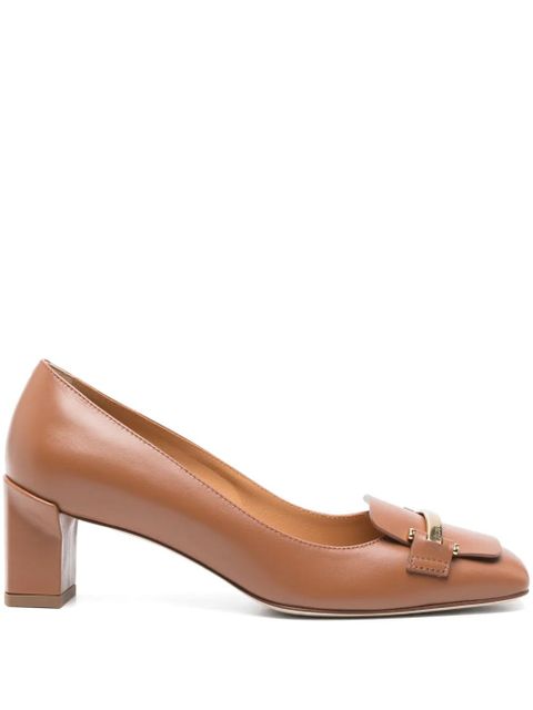 Tod's 50mm leather pumps - Brown - zdjęcie produktu nr 1