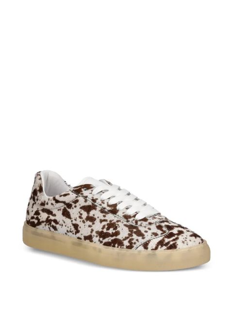 Copenhagen patterned lace-up sneakers - White