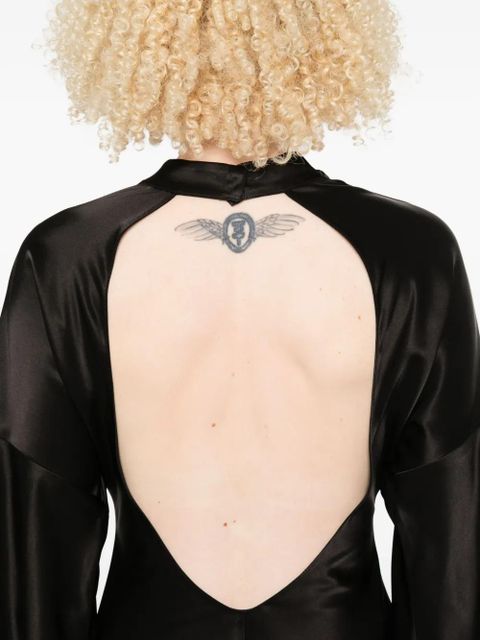 PINKO open-back midi dress - Black