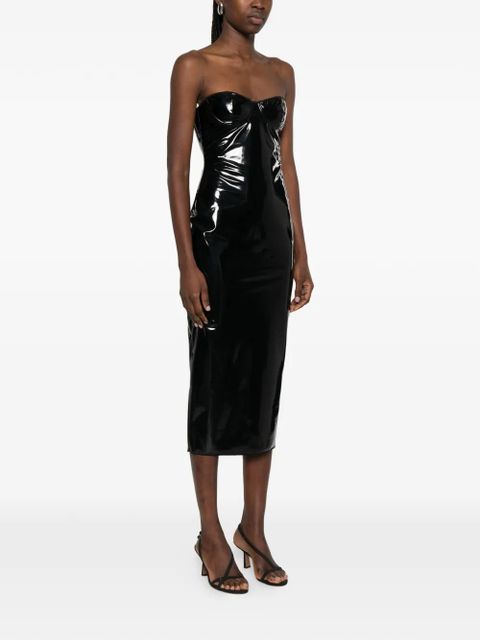 Oséree strapless midi dress - Black