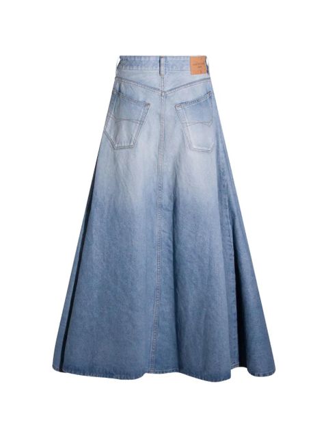 Balenciaga Godet panelled maxi skirt - Blue - zdjęcie produktu nr 2