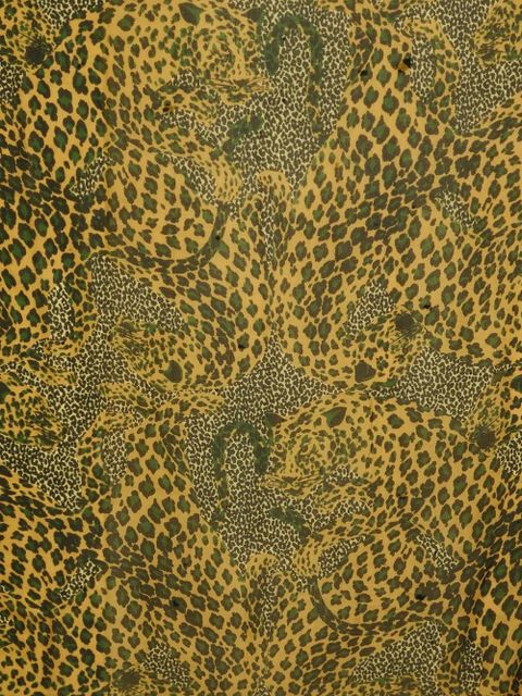 Saint Laurent leopard-print scarf - Brown - zdjęcie produktu nr 2