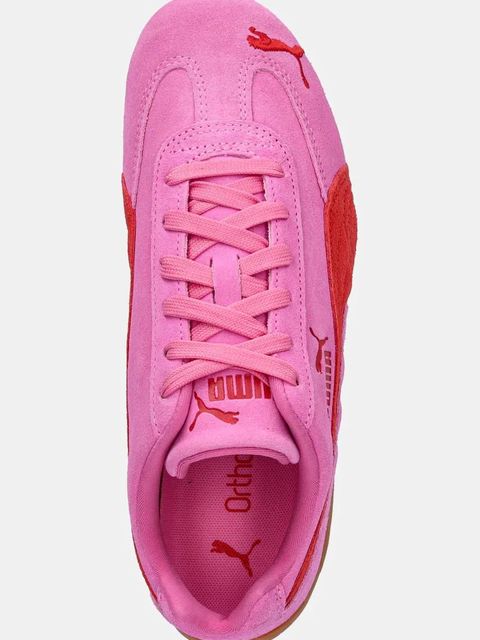 Puma sneakersy zamszowe Speedcat OG kolor różowy 398846