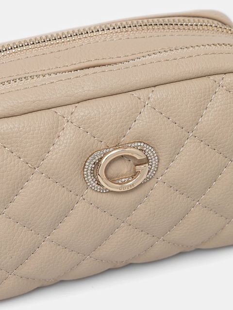 Guess kosmetyczka kolor beżowy PW7549 P5436