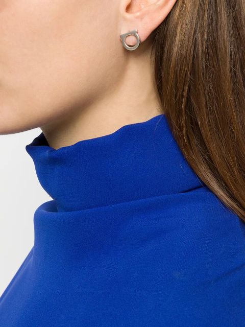 Ferragamo Gancio stud earrings - Metallic