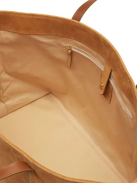 Liffner Rhum Sprout calf suede tote bag - Brown