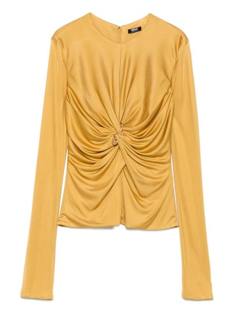 Versace gathered blouse - Gold - zdjęcie produktu nr 1