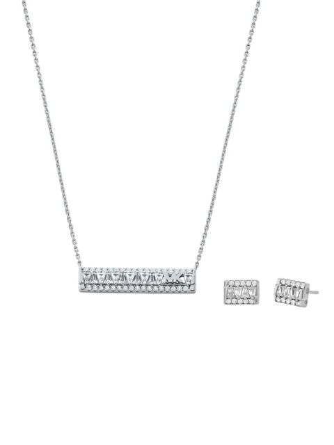 Michael Kors rectangular jewellery set - Silver - zdjęcie produktu nr 1