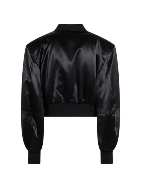 The Attico zip bomber jacket - Black - zdjęcie produktu nr 2