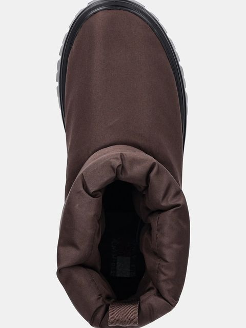 Tommy Jeans śniegowce TJW SNOW BOOT kolor brązowy EN0EN02823