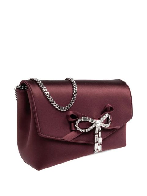 Jimmy Choo mini bow-detail shoulder bag - Red - zdjęcie produktu nr 2