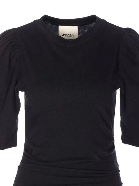 MARANT ÉTOILE ruffled balloon-sleeve mini dress - Black