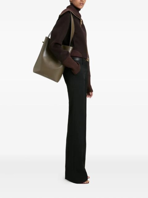 Victoria Beckham Dia top-handle bucket bag - Green - zdjęcie produktu nr 2