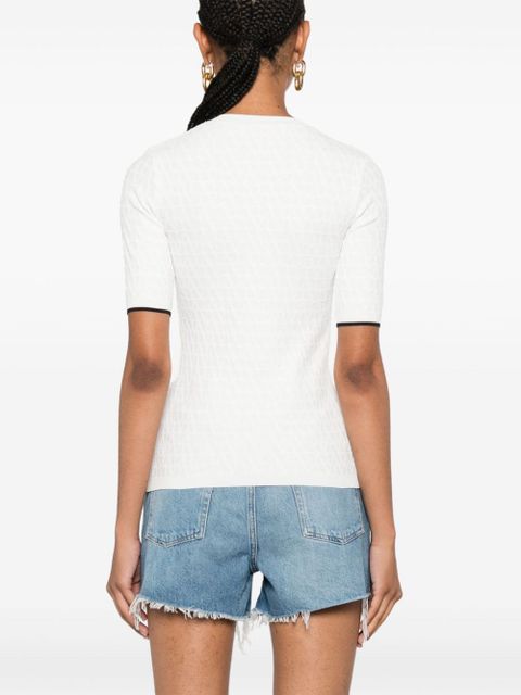 Valentino Garavani Toile Iconographe top - White