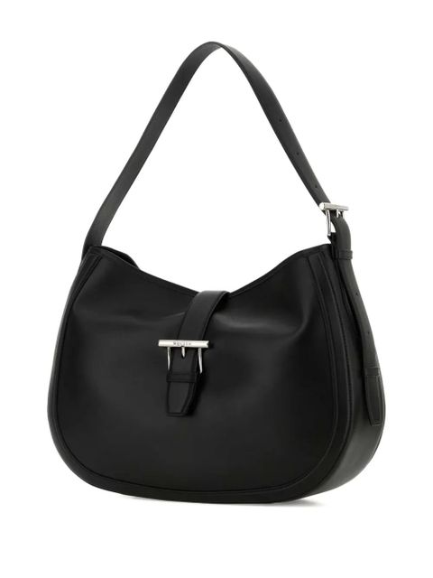 Alexander McQueen T-Bar buckle-fastening leather shoulder bag - Black - zdjęcie produktu nr 2