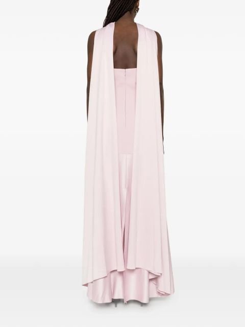 Solace London Cece cape maxi dress - Pink