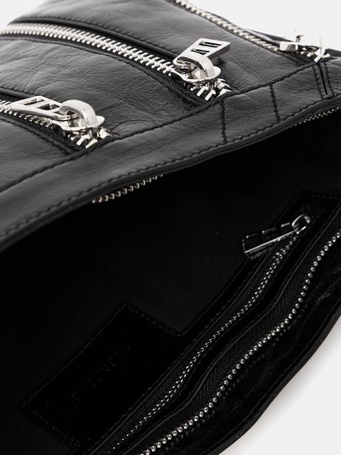 ZADIG&VOLTAIRE torebka skórzana kolor czarny LWBA03952