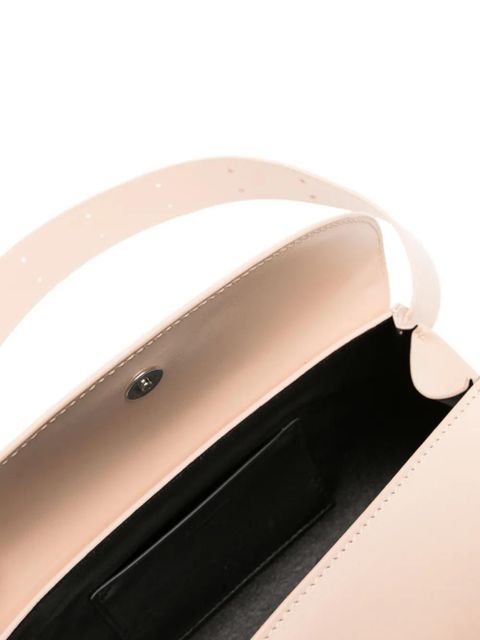 Jil Sander Cannolo leather shoulder bag - Pink