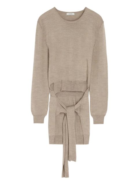 LEMAIRE trompe l'oeil wool jumper - Neutrals - zdjęcie produktu nr 1