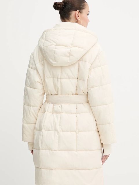 Armani Exchange kurtka kolor beżowy zimowa XW000649 AF16207