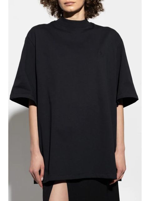 The Attico embroidered T-shirt - Black