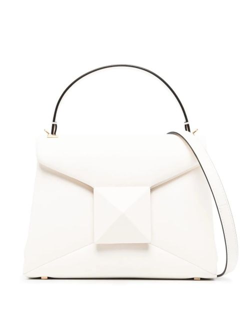 Valentino Garavani One Stud leather tote bag - White - zdjęcie produktu nr 1
