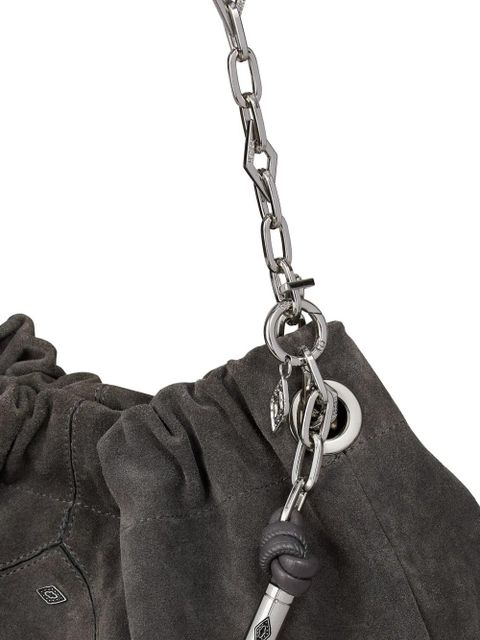 Ba&Sh June chain gathered shoulder bag - Grey