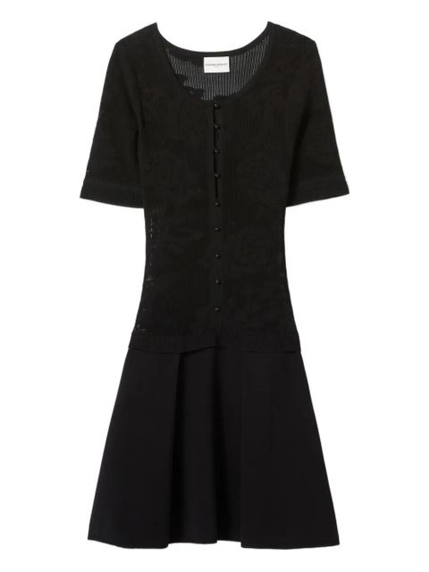 Claudie Pierlot button-fastening mini dress - Black - zdjęcie produktu nr 1