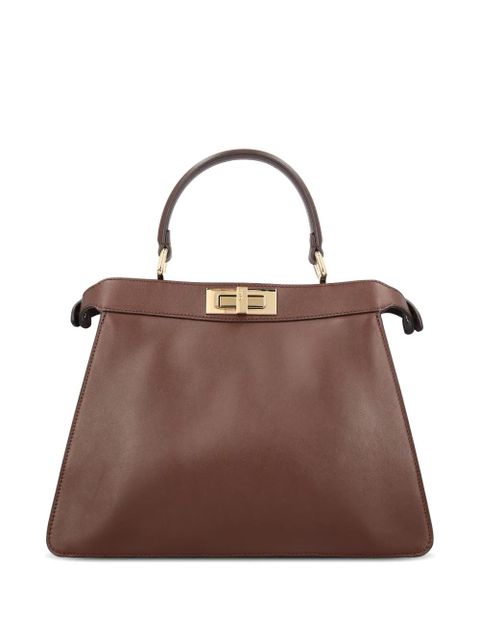 FENDI medium Peekaboo ISeeU tote bag - Brown - zdjęcie produktu nr 2