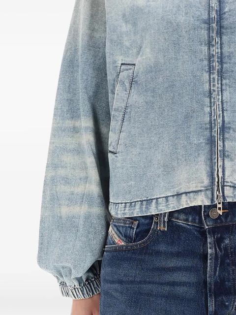 Diesel zip cotton jacket - Blue