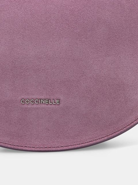 Coccinelle torebka zamszowa kolor fioletowy E1.QKG.13.03.01