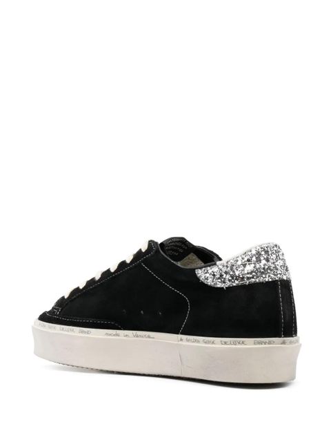 Golden Goose Hi Star glitter suede sneakers - Black