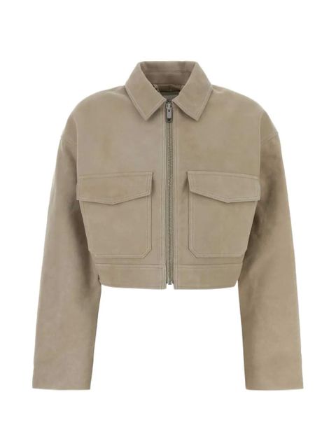 ANINE BING Christian suede jacket - Neutrals - zdjęcie produktu nr 1