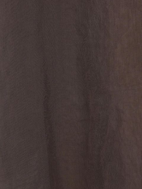 The Row Catia long-sleeve cotton maxi dress - Brown