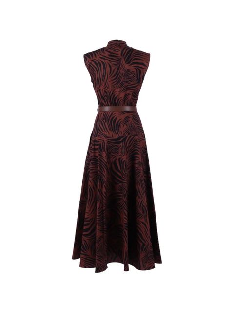Max Mara West zebra-print dress - Brown - zdjęcie produktu nr 2