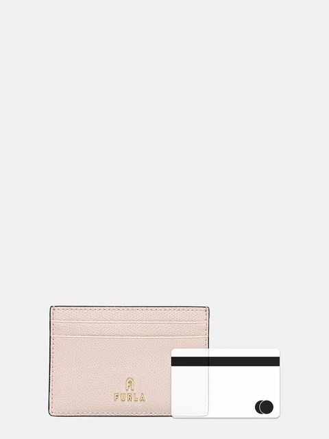 Furla etui na karty skórzane kolor różowy WP00305.ARE000.0496S