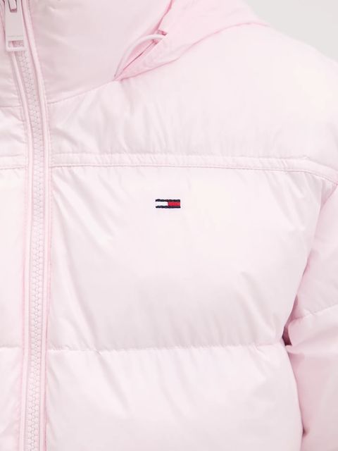 Tommy Jeans kurtka kolor różowy zimowa DW0DW22039