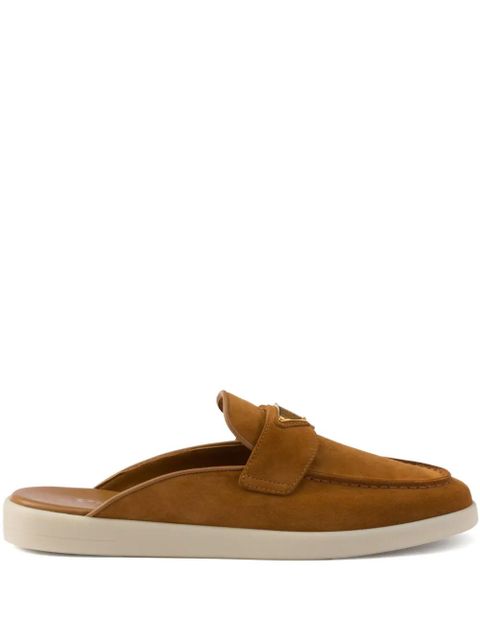 Prada suede slippers - Brown - zdjęcie produktu nr 1