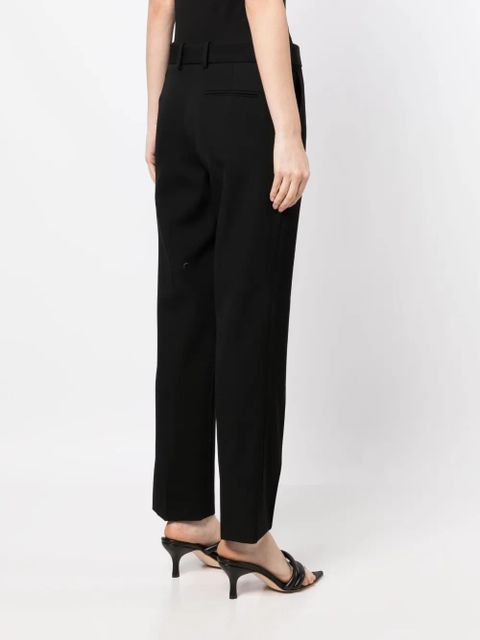 Lanvin high-rise straight-leg trousers - Black
