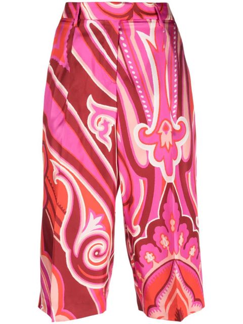 ETRO all-over graphic-print shorts - Pink - zdjęcie produktu nr 1