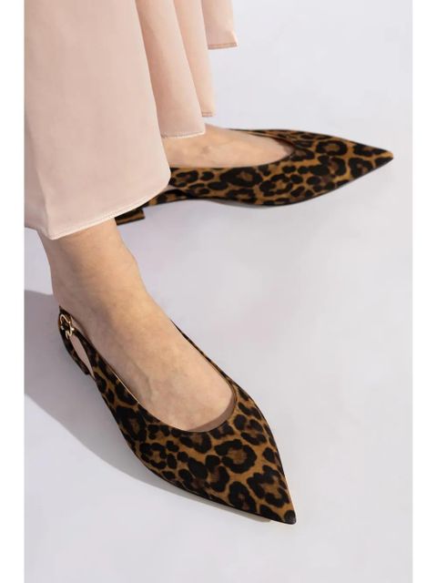 Gianvito Rossi leopard-print pointed sandals - Brown - zdjęcie produktu nr 2