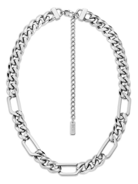 Diesel steel chain-link necklace - Grey - zdjęcie produktu nr 1