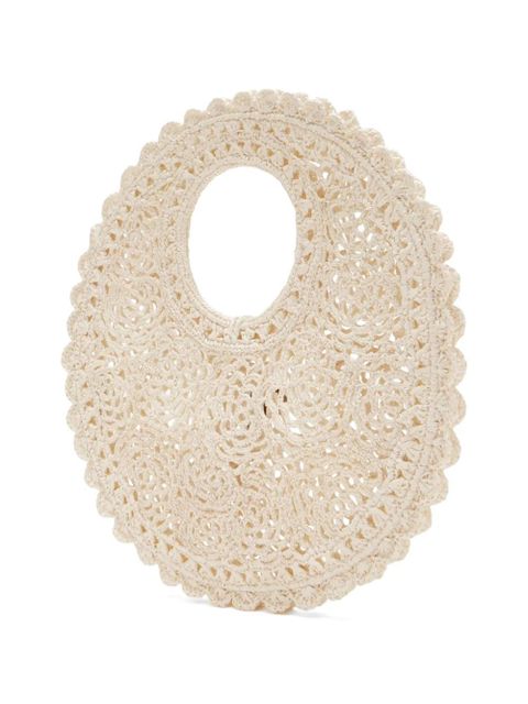 Jacquemus crochet scalloped satchel - Neutrals - zdjęcie produktu nr 2